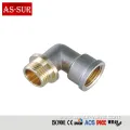 Brass Threaded Plumbing Coupling Tee Elbow